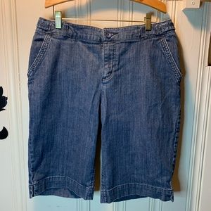 Merona denim jean Bermuda shorts 10